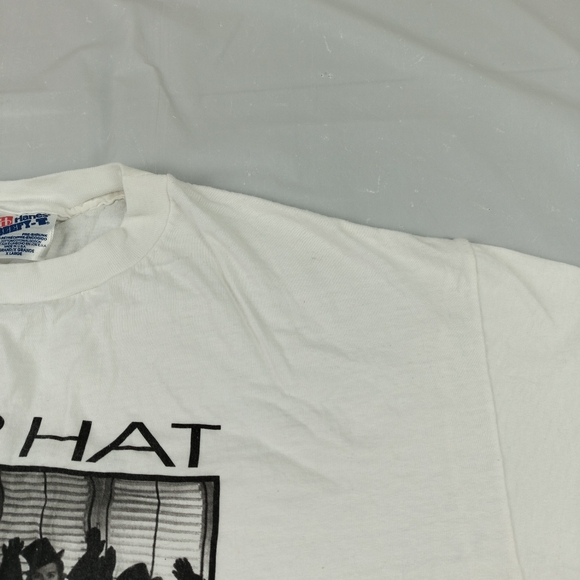 VTG 90s Tap Musical Dance Movie Top Hat SINGLE STICH T Shirt XL Hanes Beefy T - Picture 10 of 16